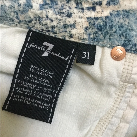 Anthropologie Cotton Patterned Jeans- W 31 - Picture 6 of 6